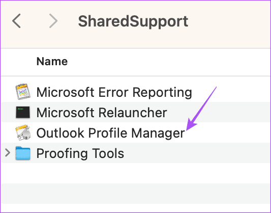 outlook profile manager finder apps mac