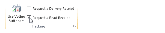 Outlook Read Receipt
