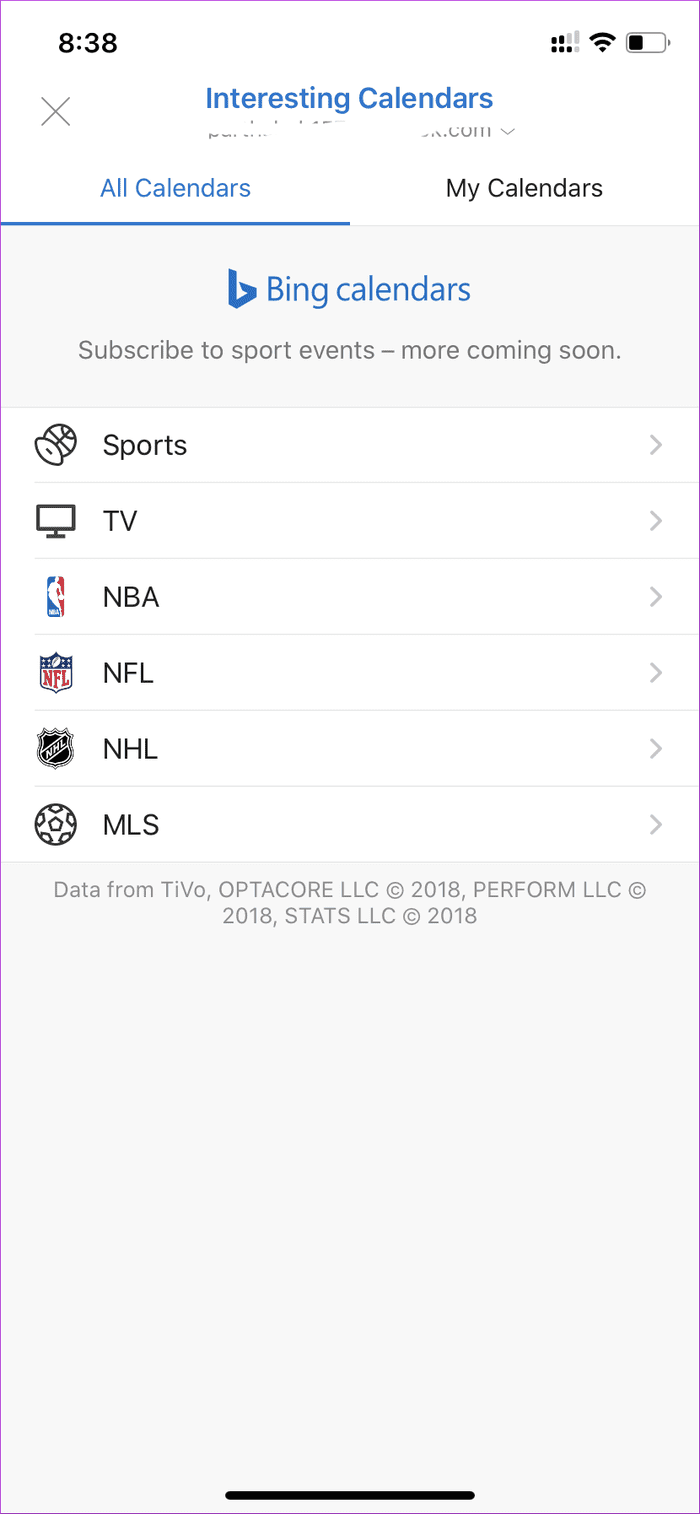 Outlook Sports2