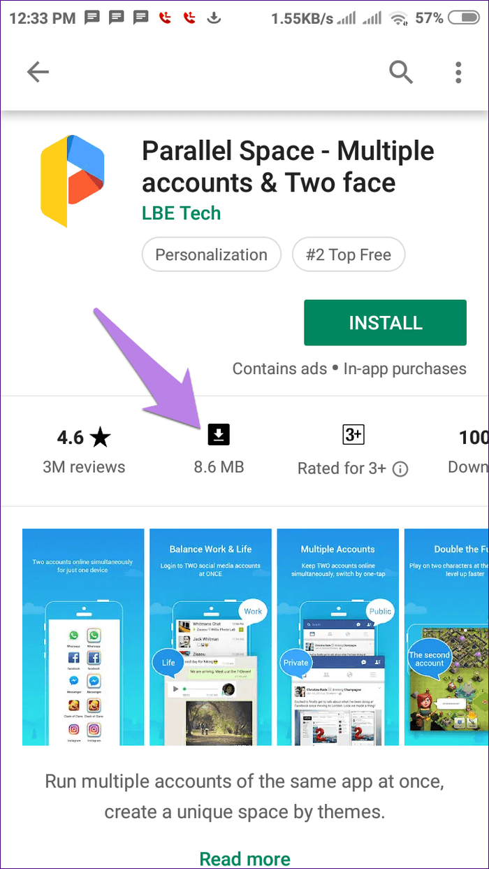 Parallel Space Vs Lite 1