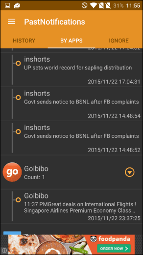 Past Notifications 1