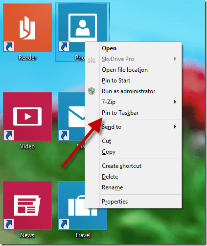 Pin To Taskbar