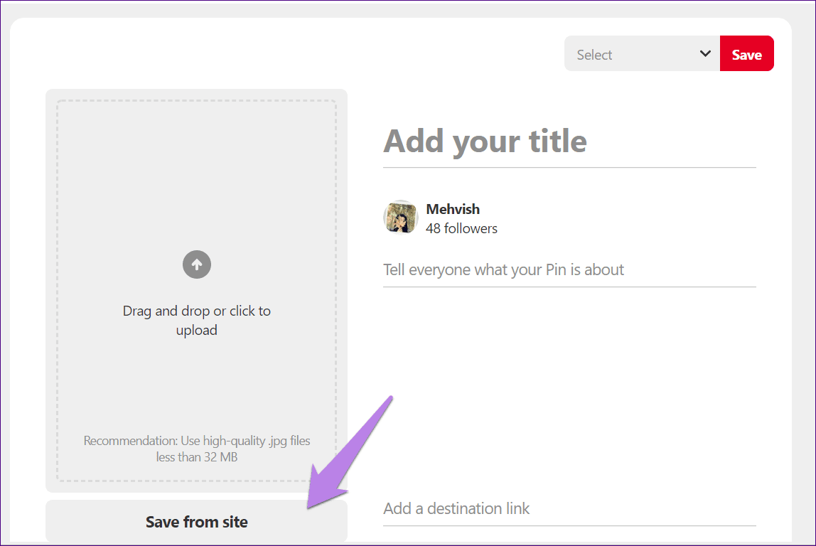 Pinterest Add Own Pin 19