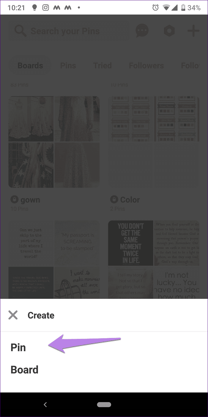Pinterest Add Own Pin 3