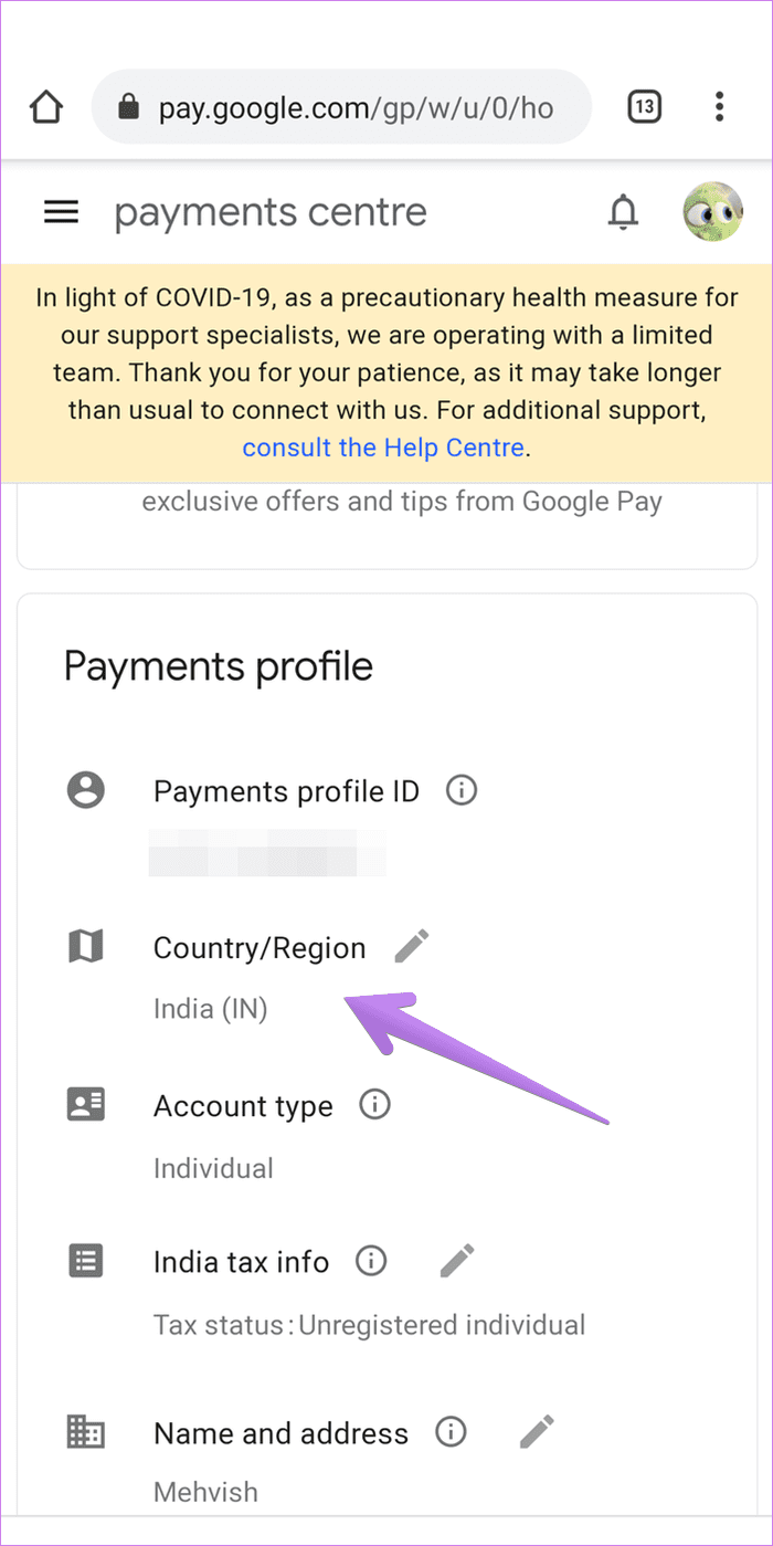 Play store cannot change country 9