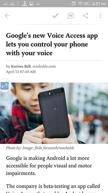 Pocket Reading Mode 1