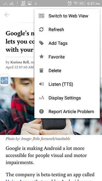 Pocket Reading Mode 2