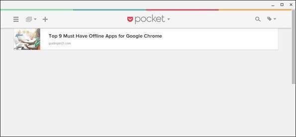 Pocketoffline
