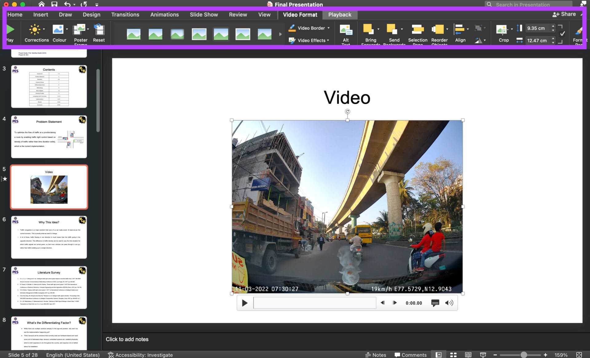 Select video