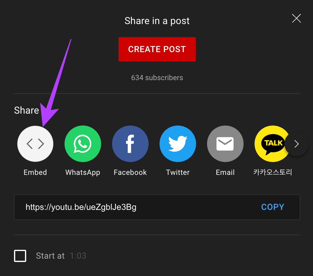 Embed video