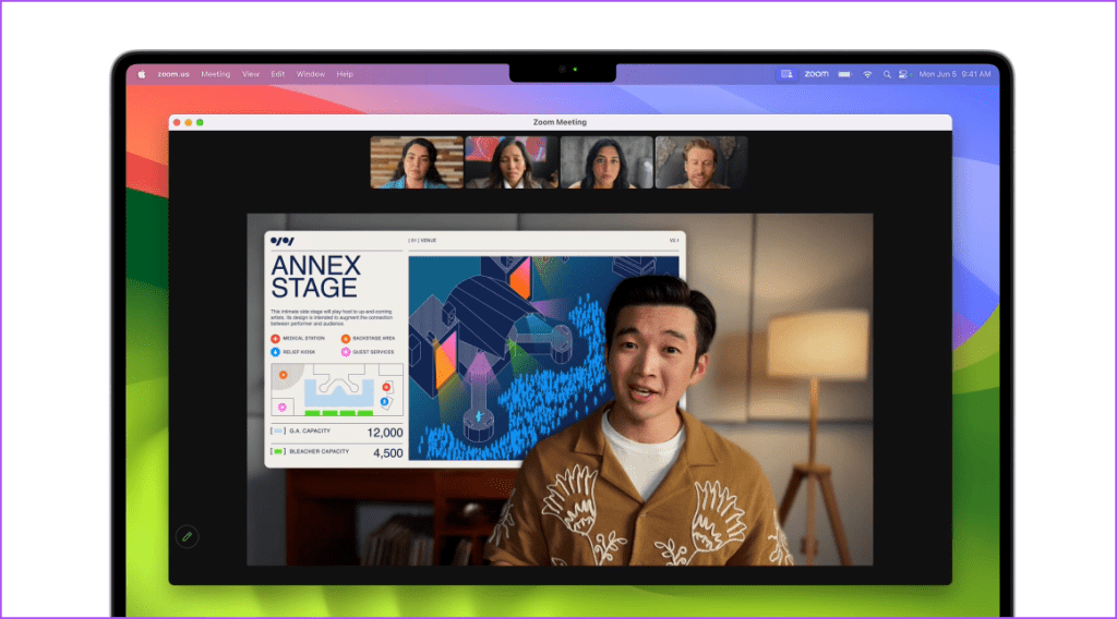 presenter overlay macOS sonoma