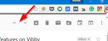 Previous Next Options