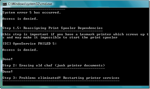 Printflush