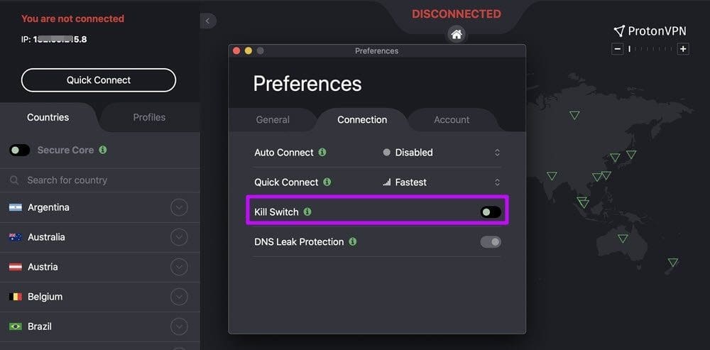 Proton VPN best vpn with kill switch