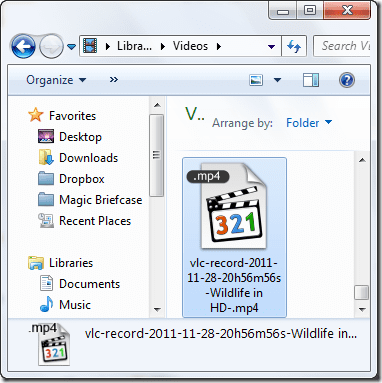 Recorded Video