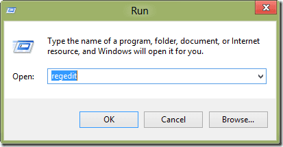 Regedit Run Command
