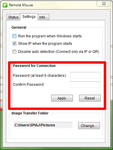Remote Mouse Pass