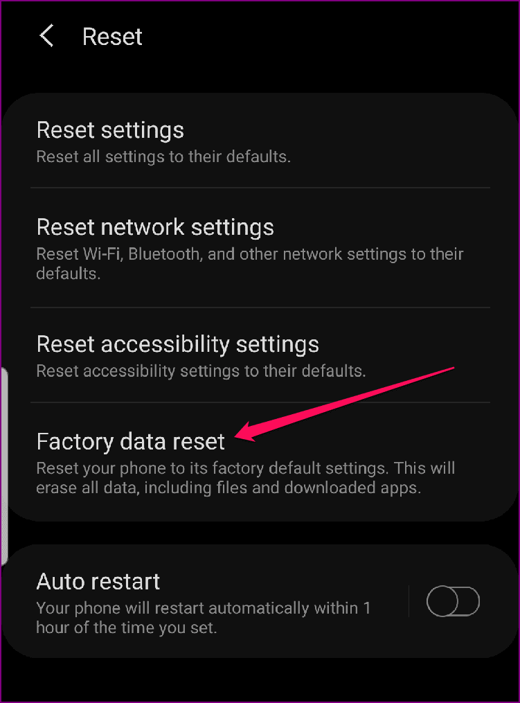 Remove Android Voicemail Notification Factory Data Reset
