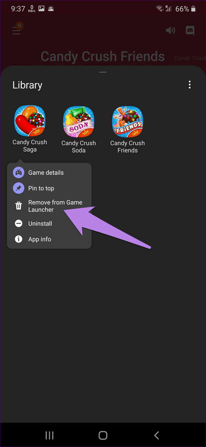 Remove apps and disable game launcher samsung 2