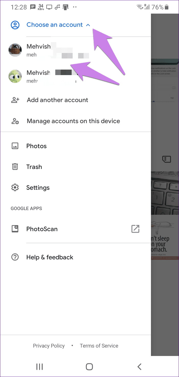 Remove Google Photos Account From App 10