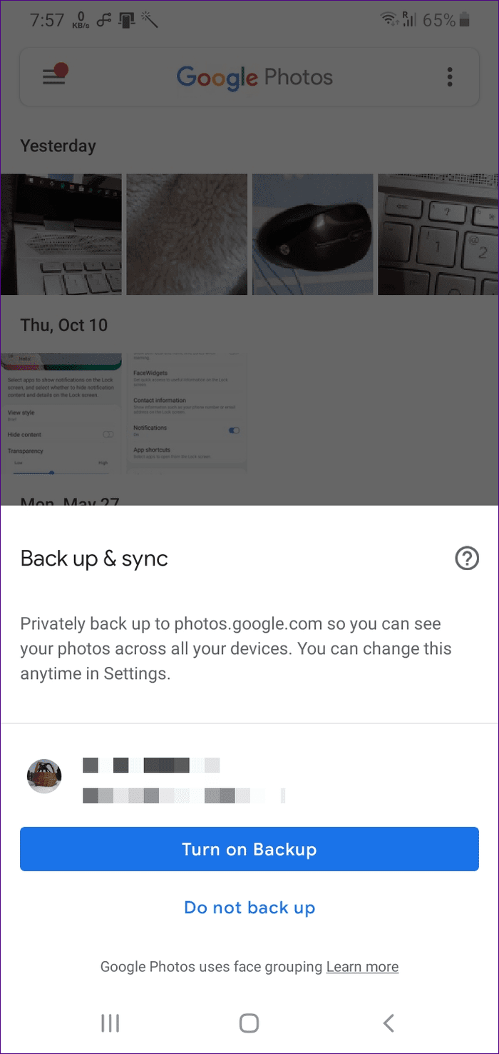 Remove Google Photos Account From App 3