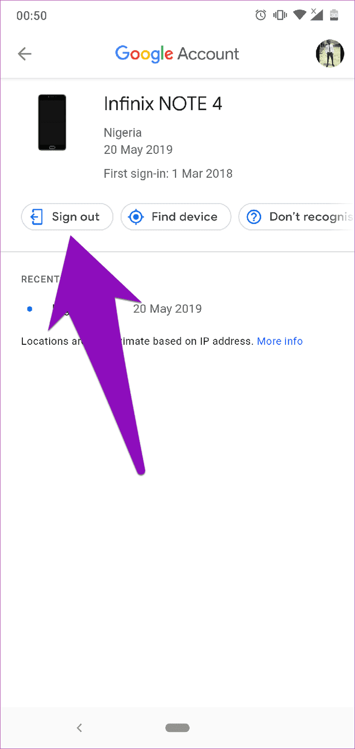 Remove Old Phone Google Account 12