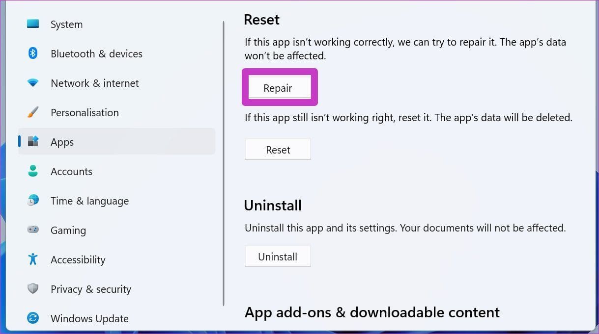 Repair i Tunes