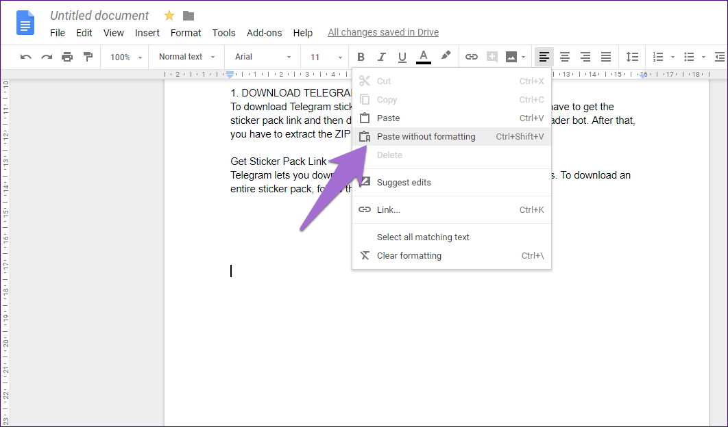 Reset Google Docs Settings 6