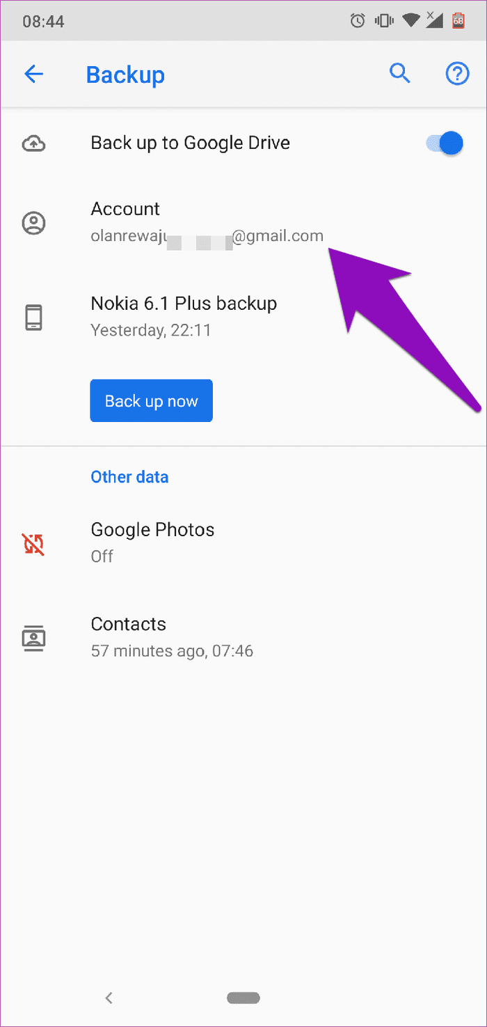 Restore Android Messages Google Drive 06