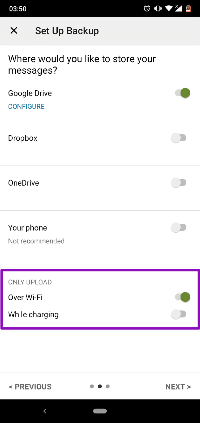 Restore Android Messages Google Drive 22