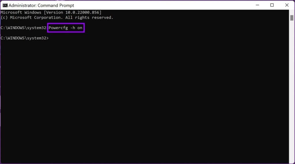 restore hiberfil sys