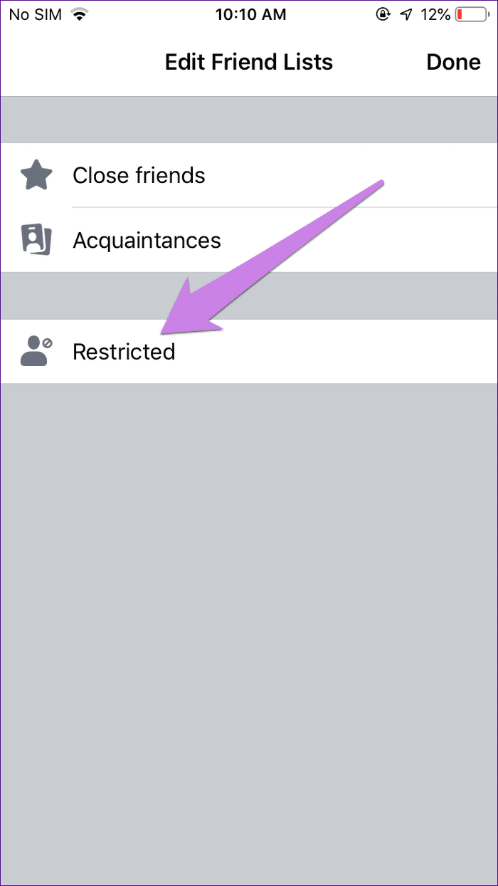 Restrict Vs Block Facebook 13