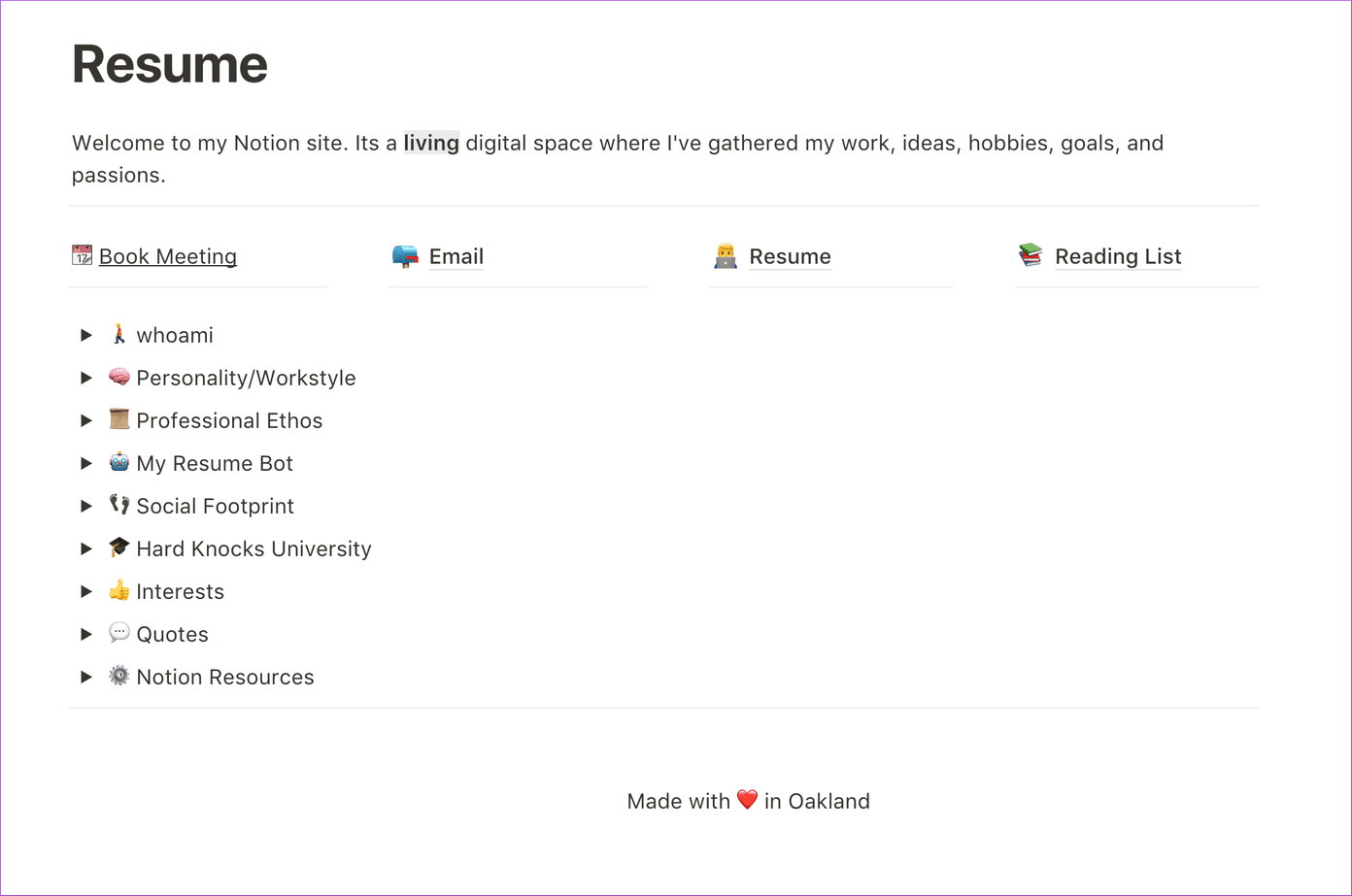 Resume