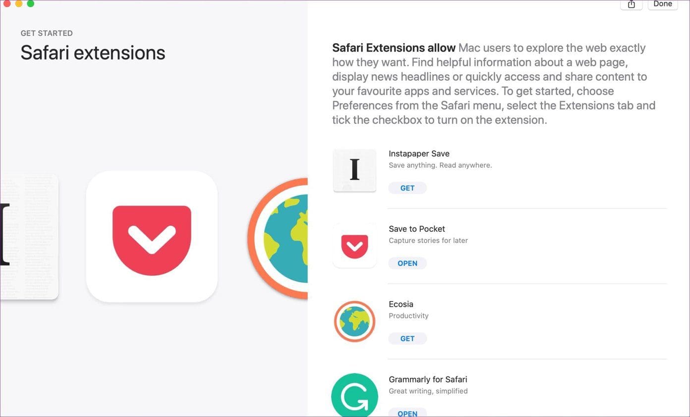 Safari Extension