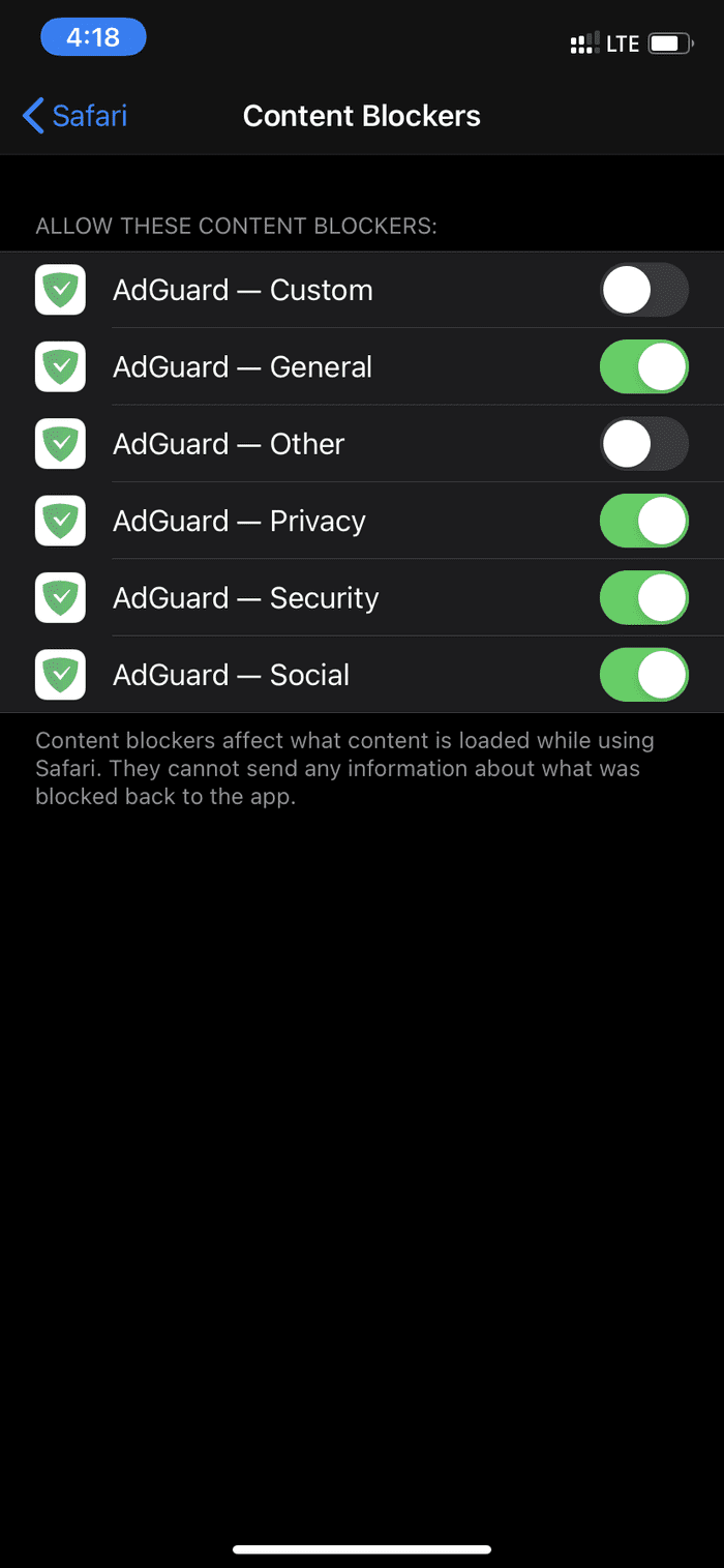 Safari extension