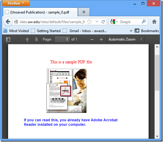 Sample Pdf Reader