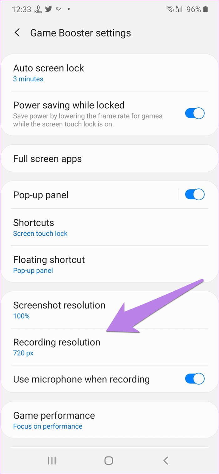 Samsung game launcher settings tips tricks 15