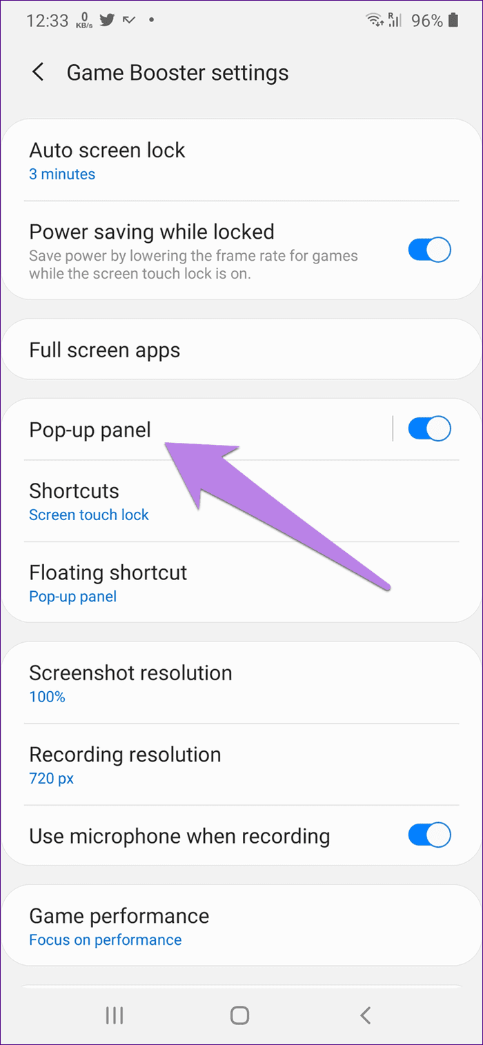 Samsung game launcher settings tips tricks 27