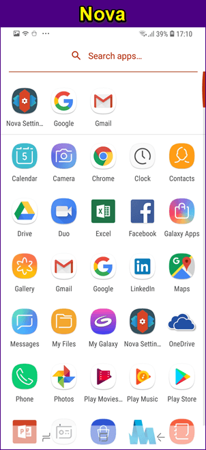 Samsung Home Launcher Touchwiz Vs Nova 12
