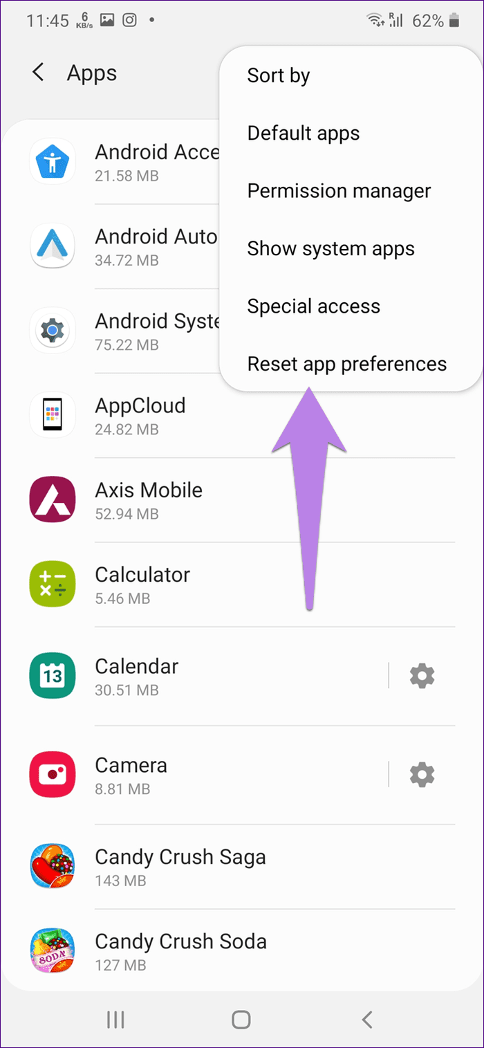 Samsung internet browser cannot download files 21
