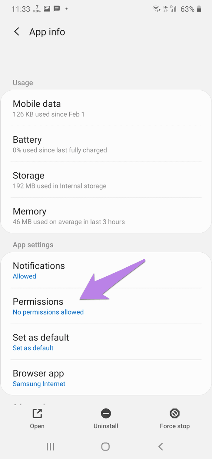 Samsung internet browser cannot download files 7