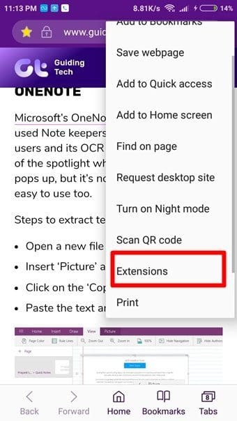 Samsung Internet Browser Tips And Tricks 6