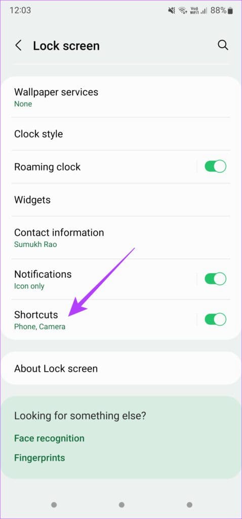 change shortcuts