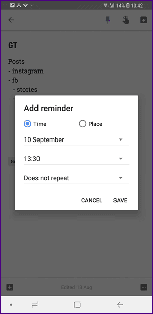 Samsung Notes Vs Google Keep 8