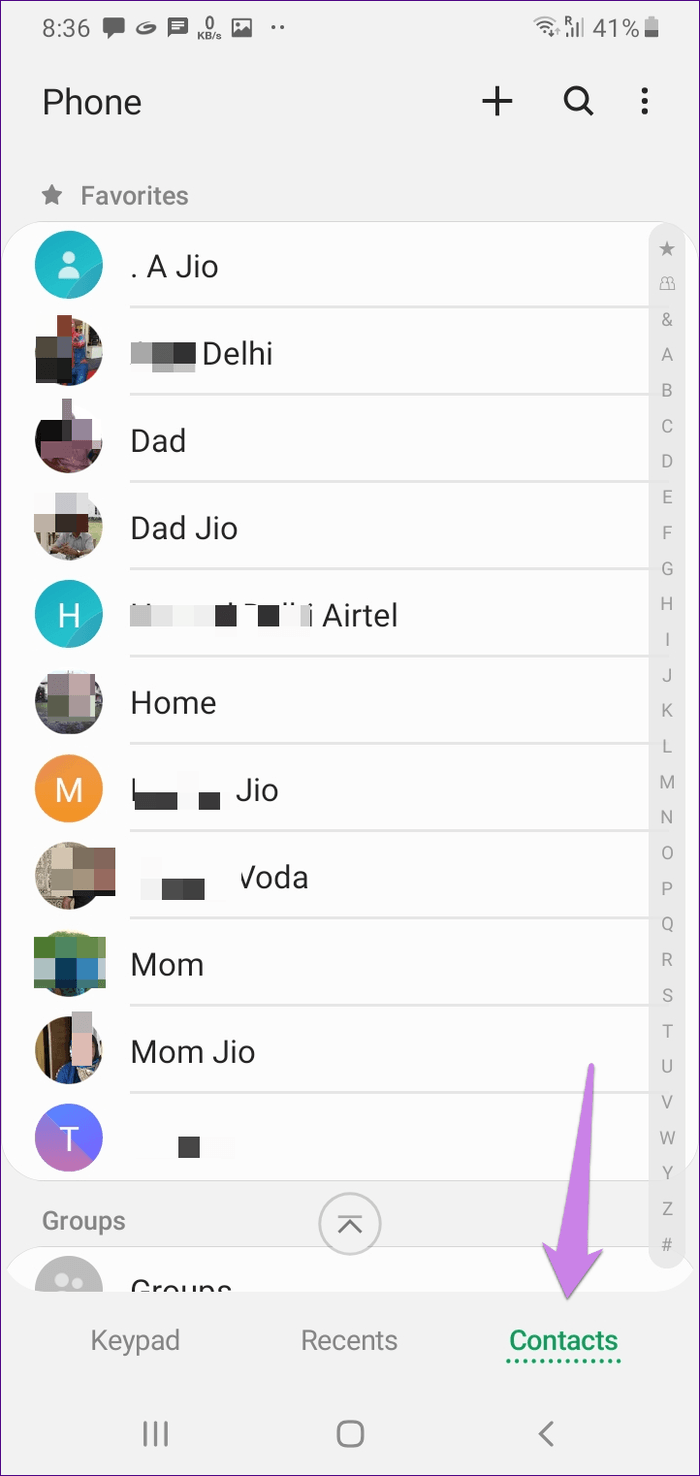 Samsung Phone App Vs Google Phone 8