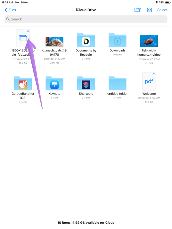 Save pictures from files app to photos app iphone ipad 6
