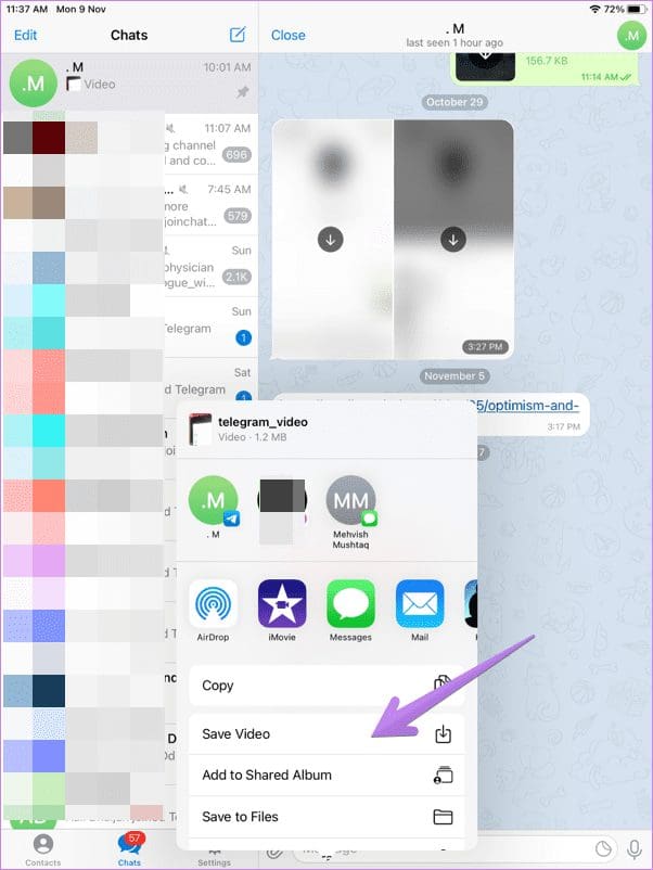 Save pictures from files app to photos app iphone ipad 9