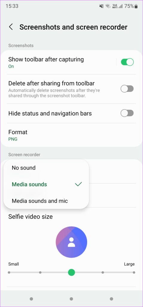 set sound quality
