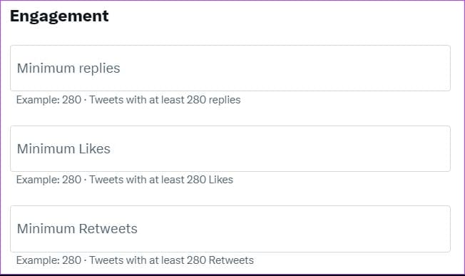 search by engagement