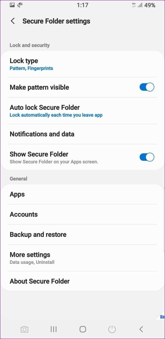 Secure Settings